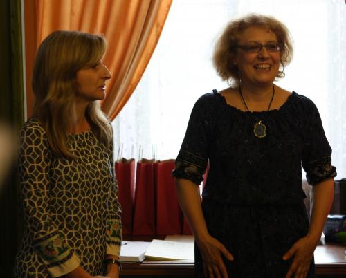 Pani Ruda w imieniu Rodziców dziękuje Dyrekcji i Nauczycielom